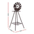 Gardeon Garden Windmill Metal Outdoor Yard Decor 160cm Bronze