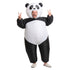 Inflatable Costume Panda Suit Fancy Dress Adult Party Outfit Black One Size