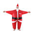 Inflatable Christmas Santa Claus Costume Adult Suit Blow Up Party Fancy Dress Xmas Cosplay
