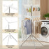 Clothes Rack Airer 2 Tier Rotatable Hanger Foldable