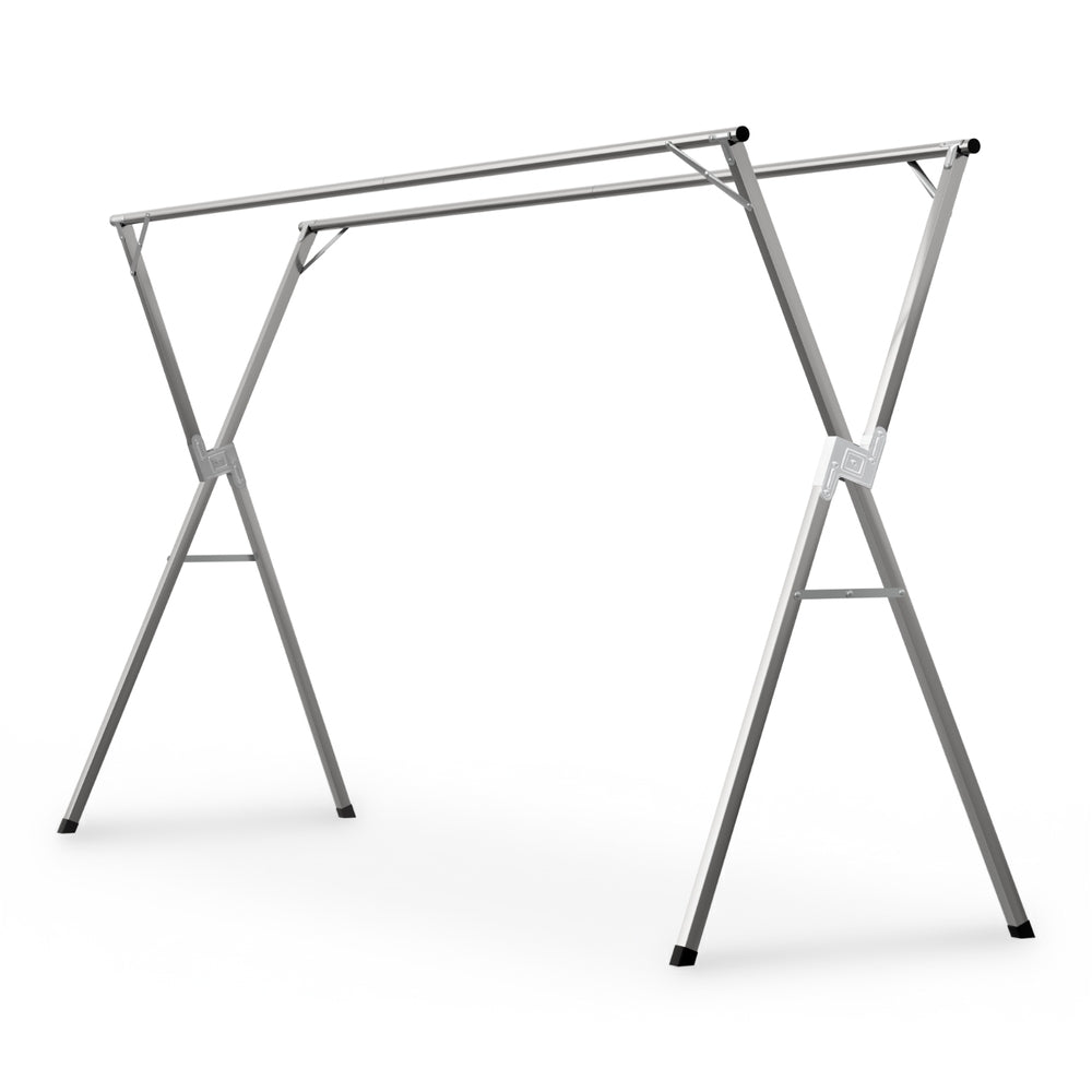 Clothes Rack Adjustable Foldable Steel