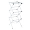 Foldable Clothes Drying Rack with Extendable Rods & Sturdy Metal Frame
