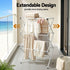 Foldable Clothes Drying Rack with Extendable Rods & Sturdy Metal Frame