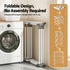 Foldable Clothes Drying Rack with Extendable Rods & Sturdy Metal Frame