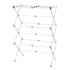 Foldable Clothes Drying Rack with Extendable Rods & Sturdy Metal Frame