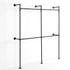 Artiss Industrial Pipe Clothing Rack Garment Clothes Display Stand Wall Mounted