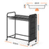 Artiss Pants Trolley Mobile Clothes Rack Clothing Stand with 30 Hangers Wheels Storage Organizer Bag