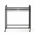 Artiss Pants Trolley Mobile Clothes Rack Clothing Stand with 30 Hangers Wheels Storage Organizer Bag