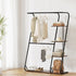 Artiss Wardrobe Clothes Rack Airer 4-Tier Walnut