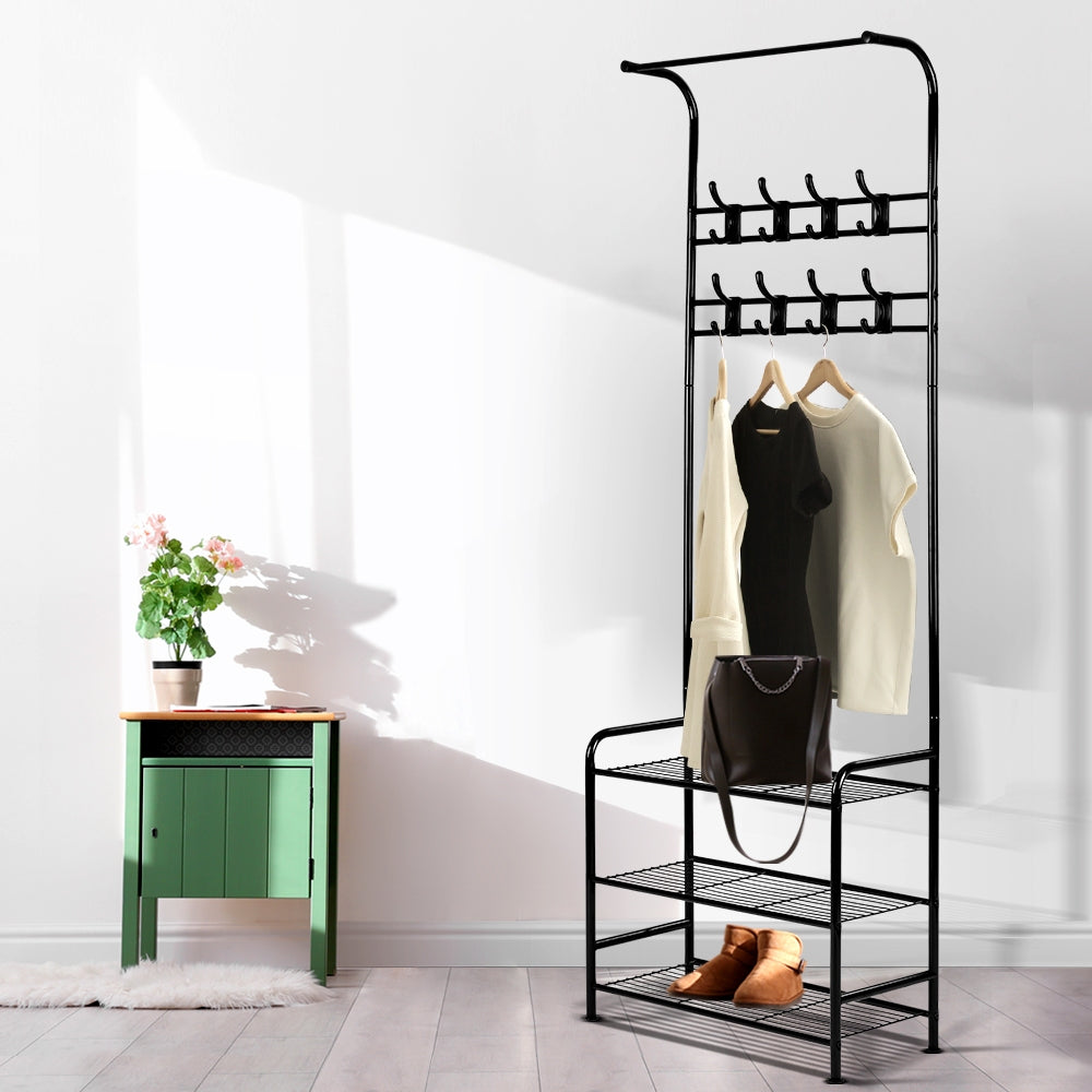 Artiss Clothes Rack Airer Coat Stand 179cm Hanger Rail Closet