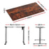 Standing Desk Motorised 120CM Rustic Brown