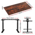 Standing Desk Motorised Dual Motor Rustic Brwon 120CM