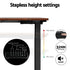 Standing Desk Motorised Dual Motor Rustic Brwon 120CM