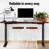 Standing Desk Motorised Dual Motor Rustic Brwon 120CM