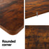 Standing Desk Motorised Dual Motor Rustic Brwon 140CM