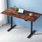 Artiss 140cm Dual Motor Standing Desk Adjustable Sit Stand Desk Rustic Brown