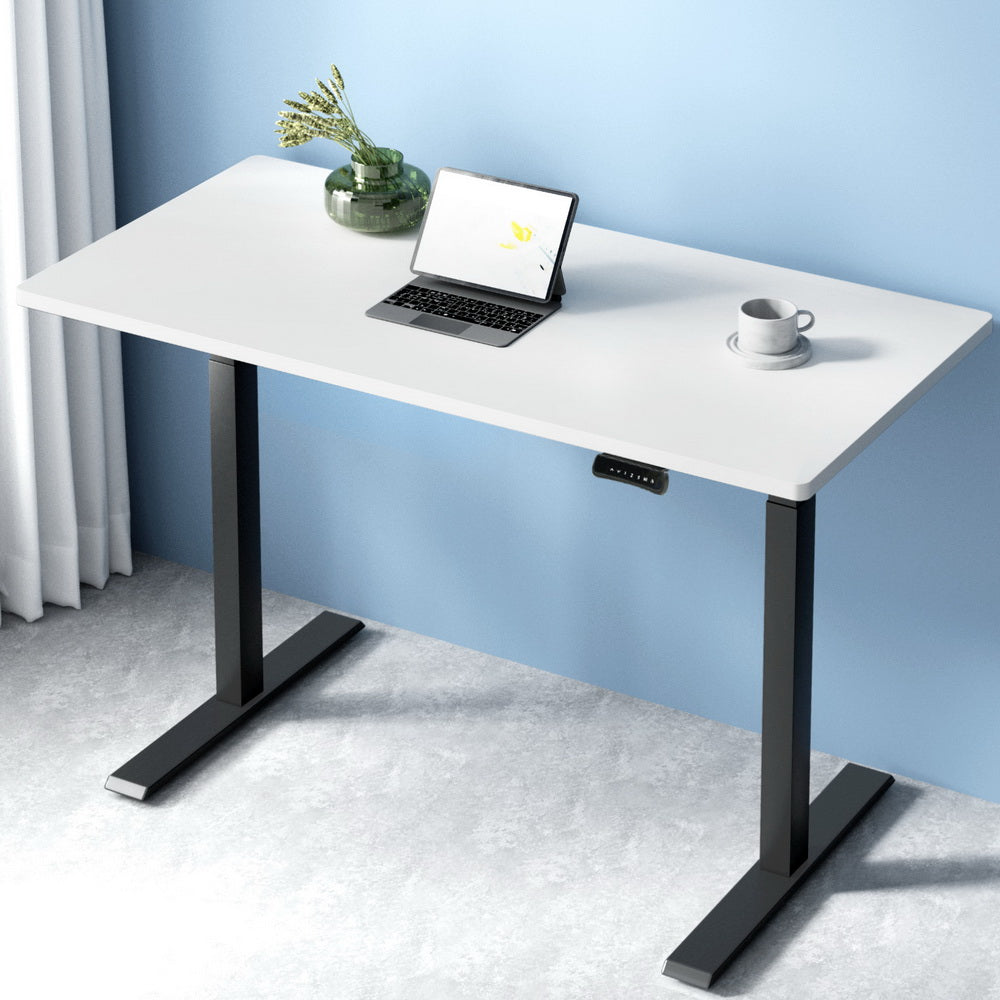 Standing Desk Motorised Dual Motor White 120CM