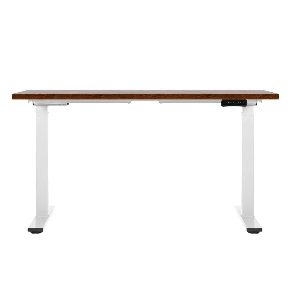 Standing Desk Motorised Dual Motor 120CM Rustic Brwon