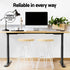 Standing Desk Motorised Electric Dual Motor White Oak 120CM