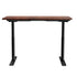 Standing Desk Motorised Electric Dual Motor Rustic Brown 120CM