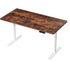 Standing Desk Motorised Electric Dual Motor 140CM Rustic Brown