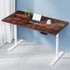 Standing Desk Motorised Electric Dual Motor 140CM Rustic Brown