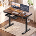 Artiss Motorised Standing Desk with Storage Drawer 120cm Rustic Brown
