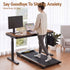 Artiss Motorised Standing Desk with Storage Drawer 120cm Rustic Brown