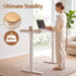 Artiss Motorised Standing Desk with Storage Drawer 120cm Wood White