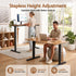 Artiss Electric Standing Desk Height Adjustable Table 120cm Natural Black