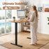 Artiss Electric Standing Desk Height Adjustable Table 120cm Natural Black