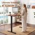 Artiss Electric Standing Desk Height Adjustable Table 120cm Walnut Black