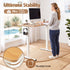 Standing Desk Electric Adjustable Ergonomic Office Table 100cm Oak