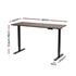 Standing Desk Height Adjustable 140cm Ergonomic Office Desk Brown