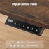 Standing Desk Height Adjustable 140cm Ergonomic Office Desk Brown