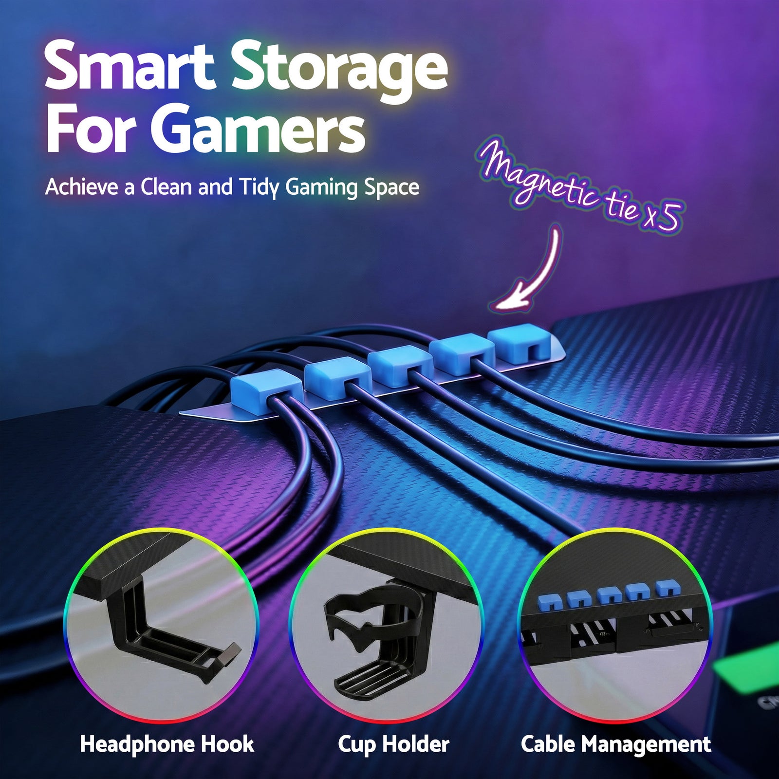 Electric Standing Desk Height Adjustable Gaming Desk Home Office 140cm