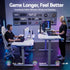 Electric Standing Desk Height Adjustable Gaming Desk Home Office 140cm