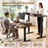 Artiss Electric Standing Desk 120cm Sit Stand Desk with Drawers Rustic Brown
