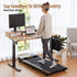 Artiss Electric Standing Desk 120cm Height Adjustable Sit Stand Desk Drawers Oak