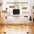Artiss Electric Standing Desk 120cm Height Adjustable Sit Stand Desk White