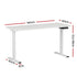 Artiss Electric Standing Desk 140cm Adjustable Height Motorised Home Office Desk White