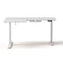 L-Shape Standing Desk Sit Stand Up Height Adjustable Electric Motorised White