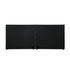 Oikiture Bed Frame Headboard Double Queen King Bedhead Black Leather