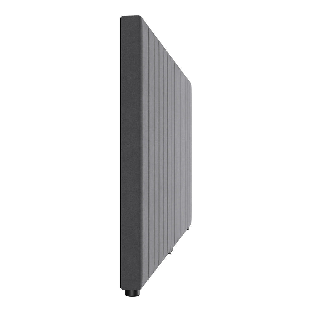 Bed Frame Headboard Double Queen King Size Grey Velvet