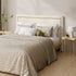 King Size Bed Headboard Bedhead Beige
