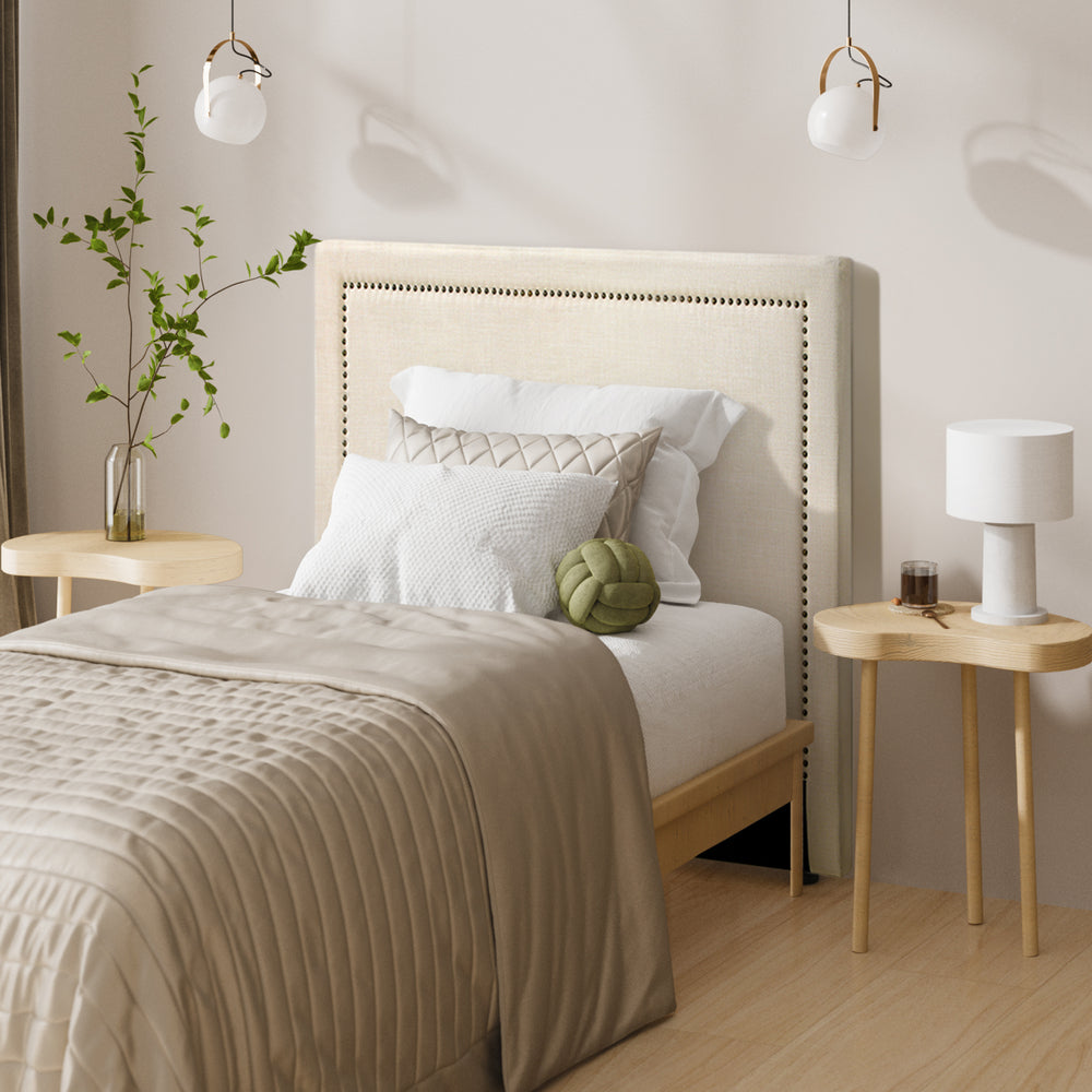 Single Bed Headboard Bedhead Beige