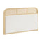 Bed Head Headboard Queen Size Rattan Bedboard Natural