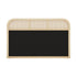 Bed Head Headboard Queen Size Rattan Bedboard Natural