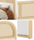 Bed Head Headboard Queen Size Rattan Bedboard Natural