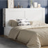 Bed Head with Shelves King Size White